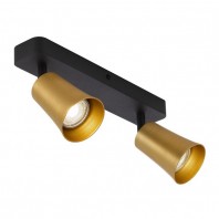 Telbix-Alvey SP2B-GDBK GU10 Spotlight - Gold Brushed (GDB),Black (BK)